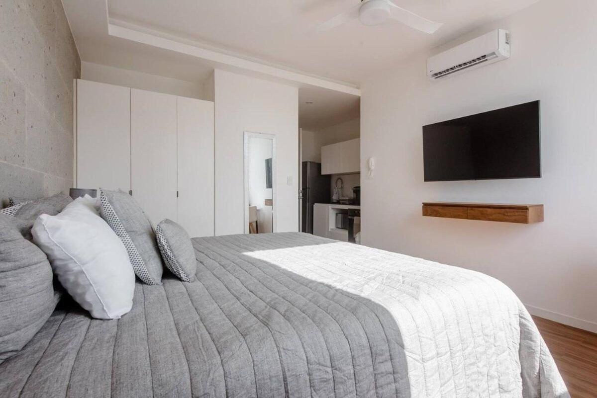 Increíble Estudio Moderno Con Alberca Y Gimnasio Apartamento